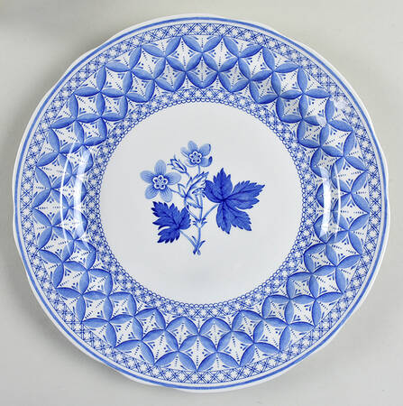 Geranium Blue (Older) by Spode