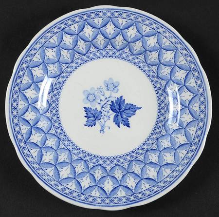 Geranium Blue (Older) Bread & Butter Plate