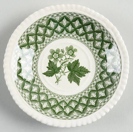 Geranium Green (Gadroon Shape, Older) Saucer