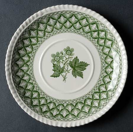 Geranium Green (Gadroon Shape, Older) Saucer for Cream Soup Bowl