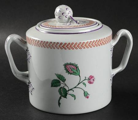 George Washington At Mt. Vernon Sugar Bowl & Lid