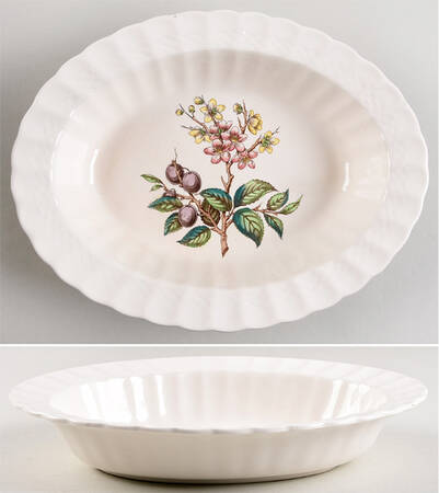 Glendale (Chelsea Wicker) 10" Oval Vegetable Bowl