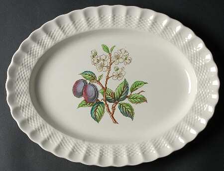 Glendale (Chelsea Wicker) 12" Oval Serving Platter