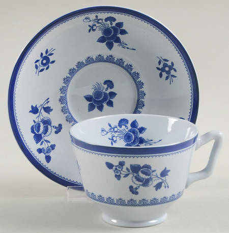 Gloucester (No Trim) Footed Cup & Saucer Set