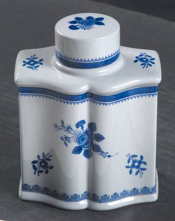 Gloucester (No Trim) Tea Caddy & Lid