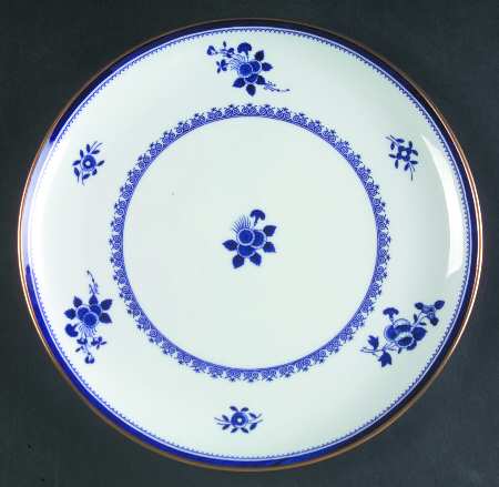 Gloucester Blue (Bone) Cake Plate