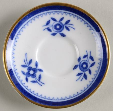Gloucester Blue (Bone) Miniature Saucer