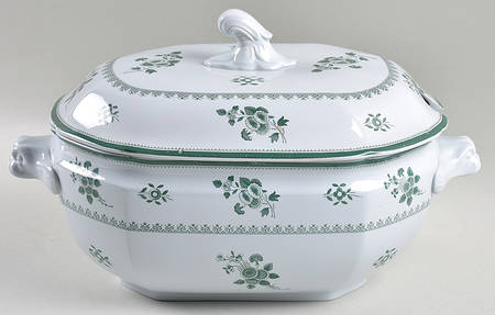 Gloucester Green (Fine Stone) Oval Tureen & Lid