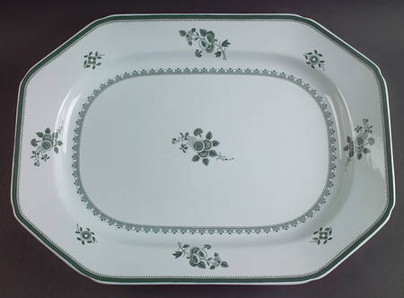 Gloucester Green (Fine Stone) 16" Oval Serving Platter
