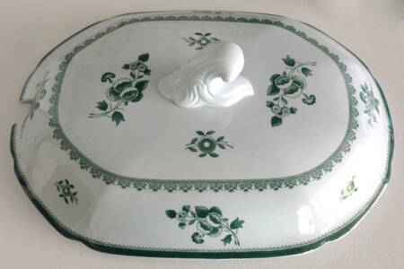 Gloucester Green (Fine Stone) Lid for Oval Tureen