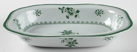 Gloucester Green (Fine Stone) 9" Oval Vegetable Bowl