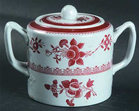 Gloucester Red (Fine Stone) Mini Sugar Bowl & Lid