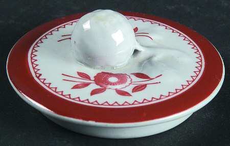 Gloucester Red (Fine Stone) Lid for Mini Sugar Bowl