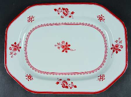 Gloucester Red (Fine Stone) 14" Oval Serving Platter