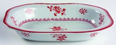 Gloucester Red (Fine Stone) 9" Oval Vegetable Bowl