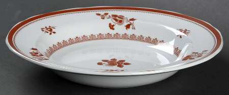 Gloucester Red (Fine Stone) Rim Soup Bowl
