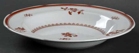 Gloucester Red (Fine Stone) Large Rim Soup Bowl