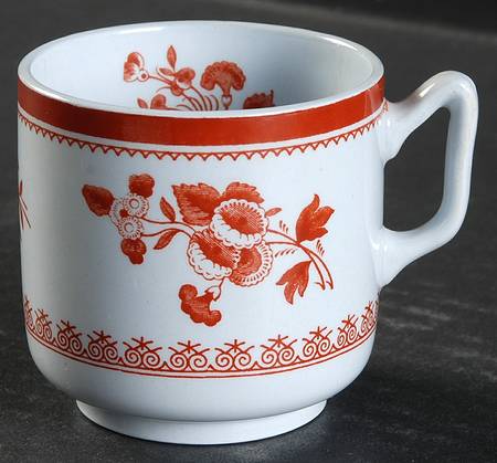 Gloucester Red (Fine Stone) Footed Demitasse Cup