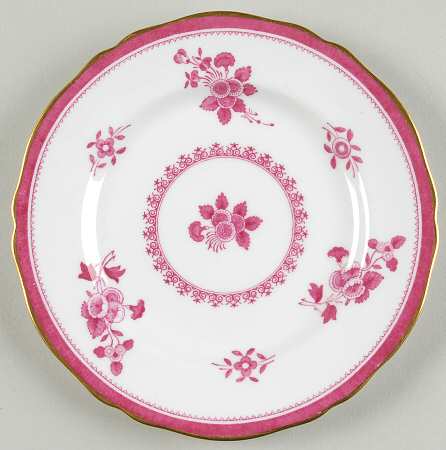 Gloucester Red (Bone) Bread & Butter Plate