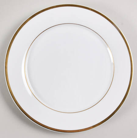 Golden Eternity Luncheon Plate