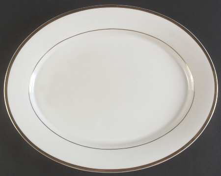 Golden Eternity 15" Oval Serving Platter