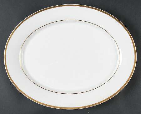Golden Eternity 13" Oval Serving Platter