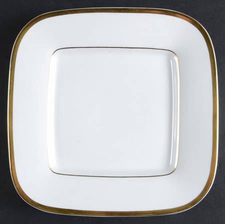 Golden Eternity Cake Plate