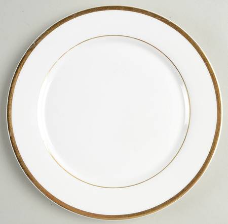 Golden Eternity Salad Plate