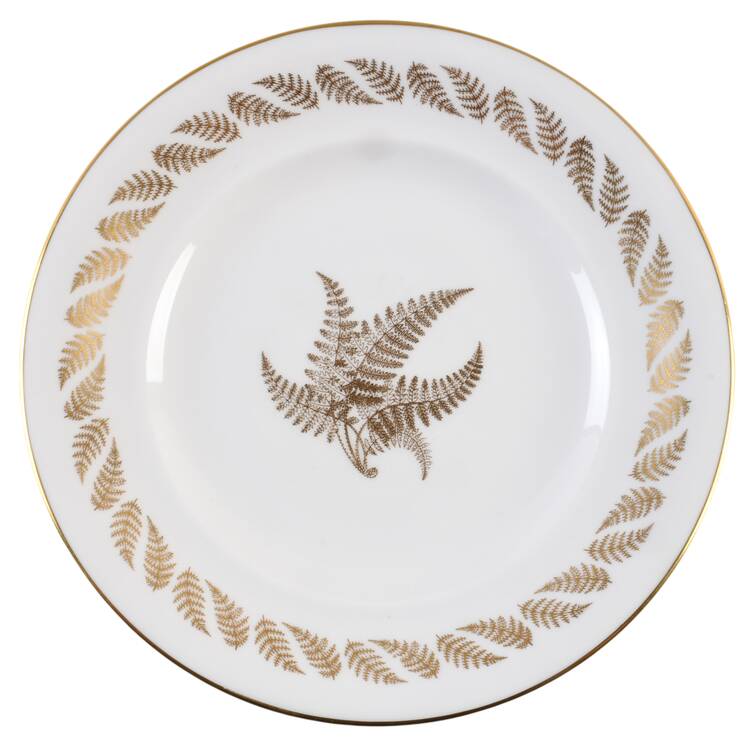 Golden Fern Salad Plate