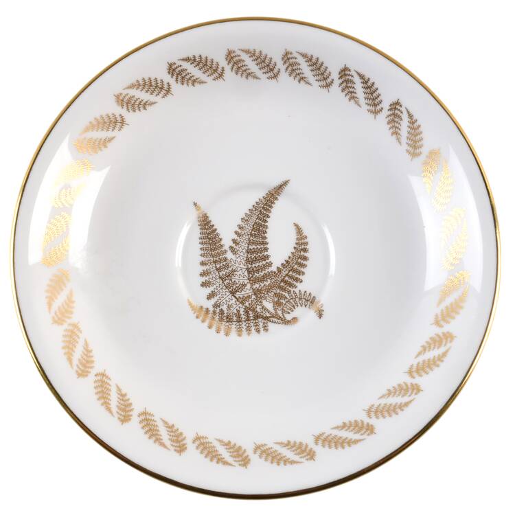 Golden Fern Saucer