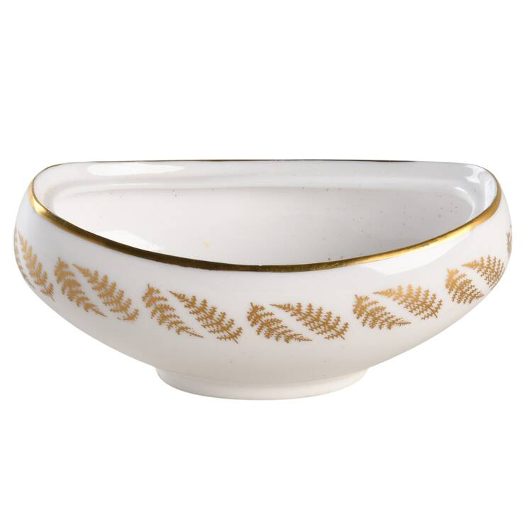Golden Fern Mustard Jar No Lid