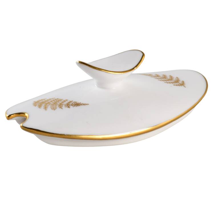 Golden Fern Lid for Mustard Jar