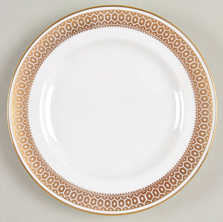 Golden Honeycomb Bread & Butter Plate