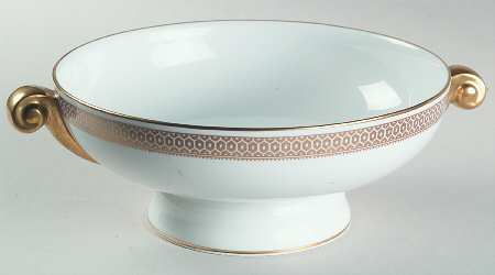 Golden Honeycomb 8" Round Vegetable Bowl