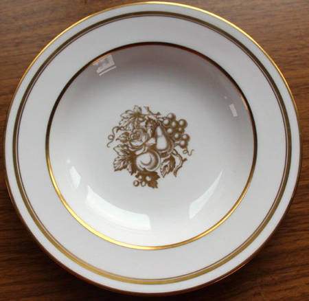 Golden Harvest Rim Soup Bowl