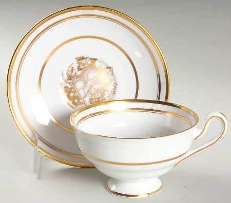 Golden Harvest Footed Cup & Saucer Set