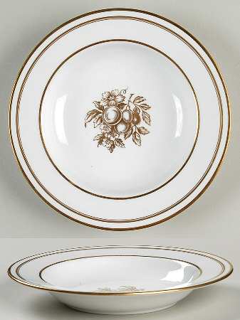 Golden Harvest Rim Soup Bowl