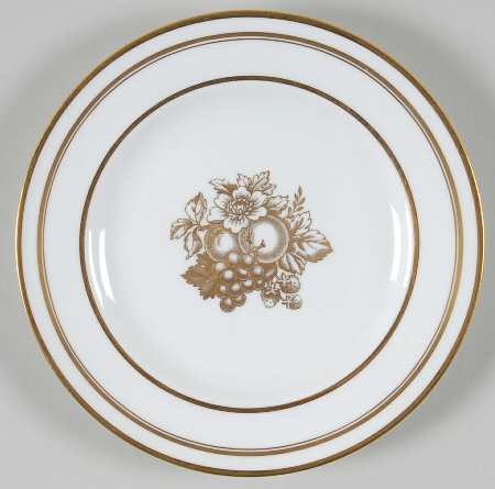 Golden Harvest Bread & Butter Plate