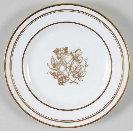 Golden Harvest Bread & Butter Plate