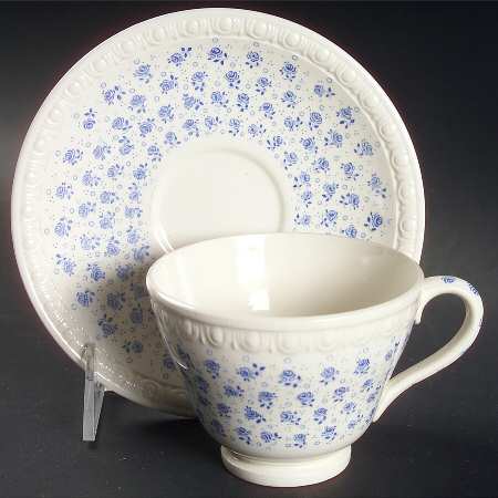 Gossamer Blue Footed Cup & Saucer Set