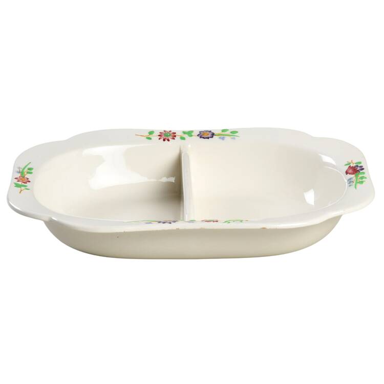 Golden State Rectangular Divided Vegetable Bowl