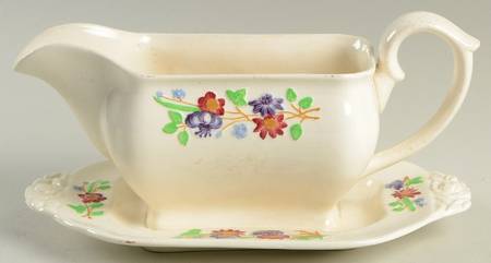 Golden State Gravy Boat with Attached Underplate