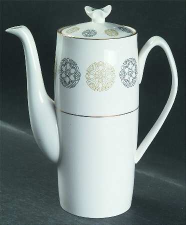 Gothic Coffee Pot & Lid