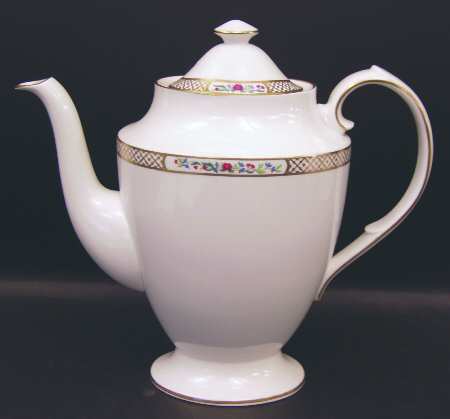 Golden Trellis Coffee Pot & Lid