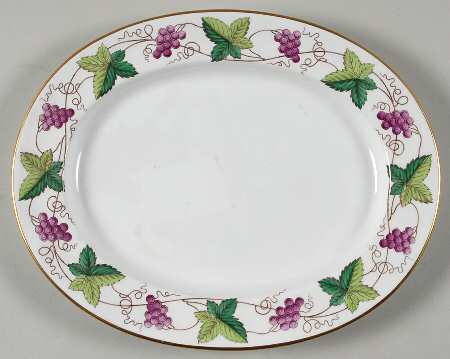 Grapevine 11" Oval Serving Platter