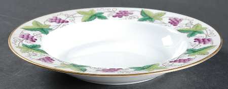 Grapevine Large Rim Soup Bowl