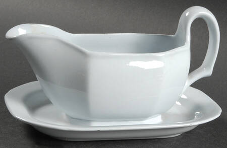 Graystone (Fine Stone) Gravy Boat with Attached Underplate