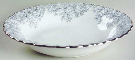 Gray Coral Coupe Soup Bowl
