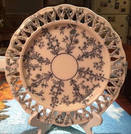 Gray Delhi Pierced Berry Bowl, Underplate Only