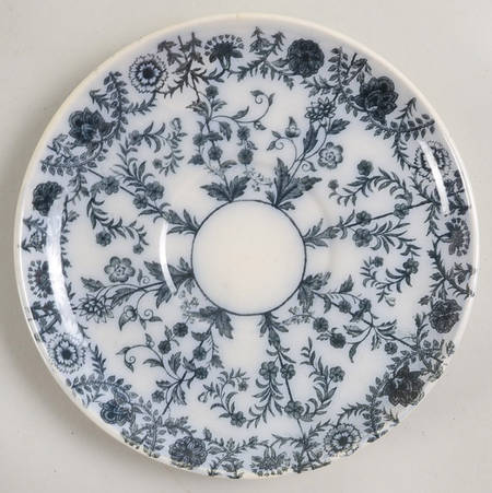 Gray Delhi Saucer for Oversized Cup
